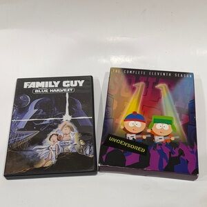 Family Guy and South Park DVD Set Untested